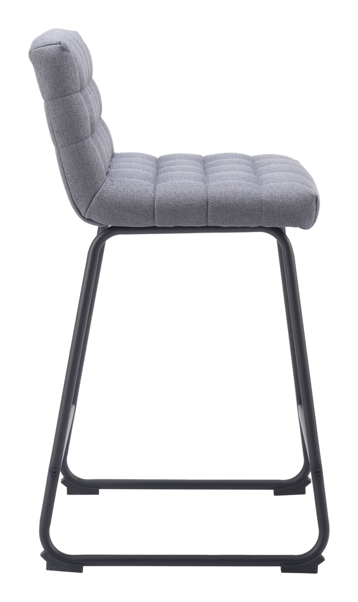 Zuo Pago Counter Stool (Set of 2) Gray