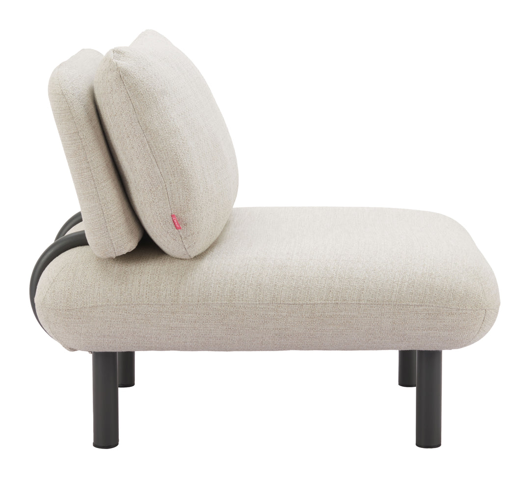 Zuo Aperto Accent Chair Beige