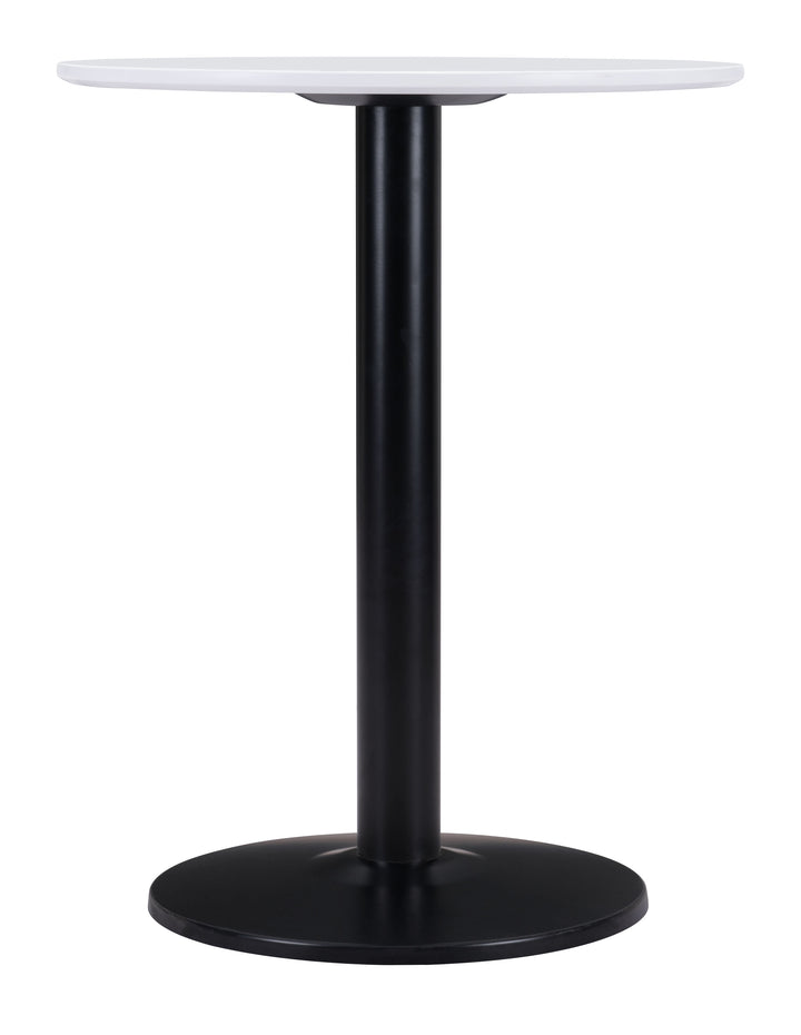 Zuo Alto Bistro Table White & Black