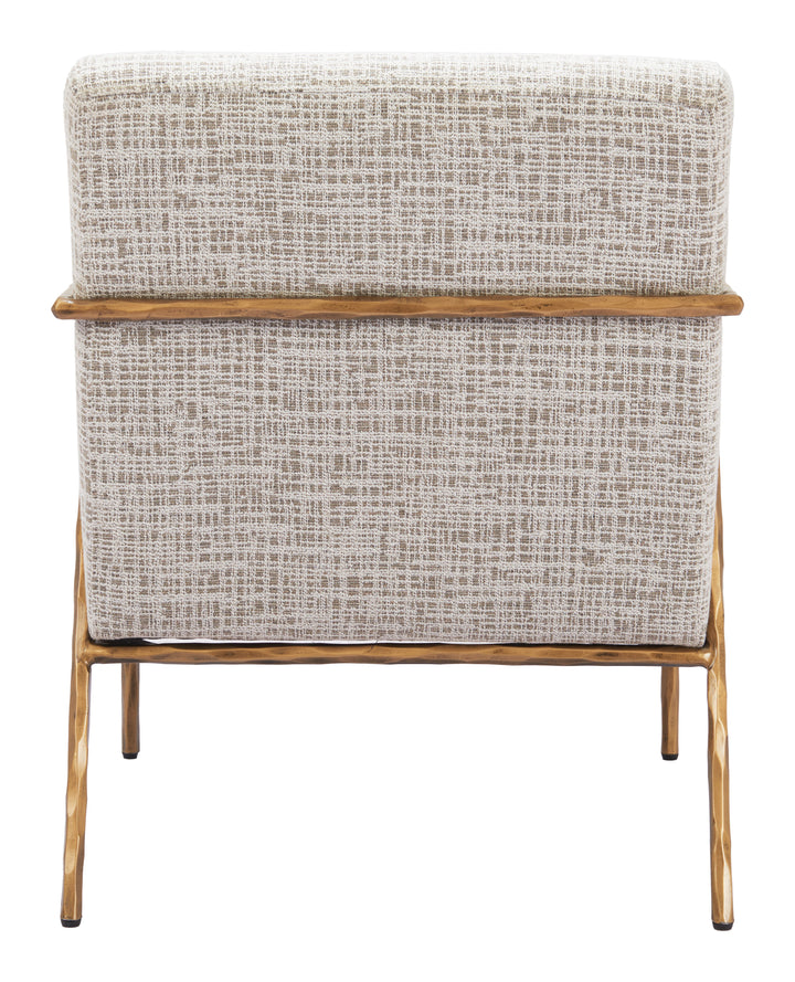 Zuo Norrebro Accent Chair Beige Frost