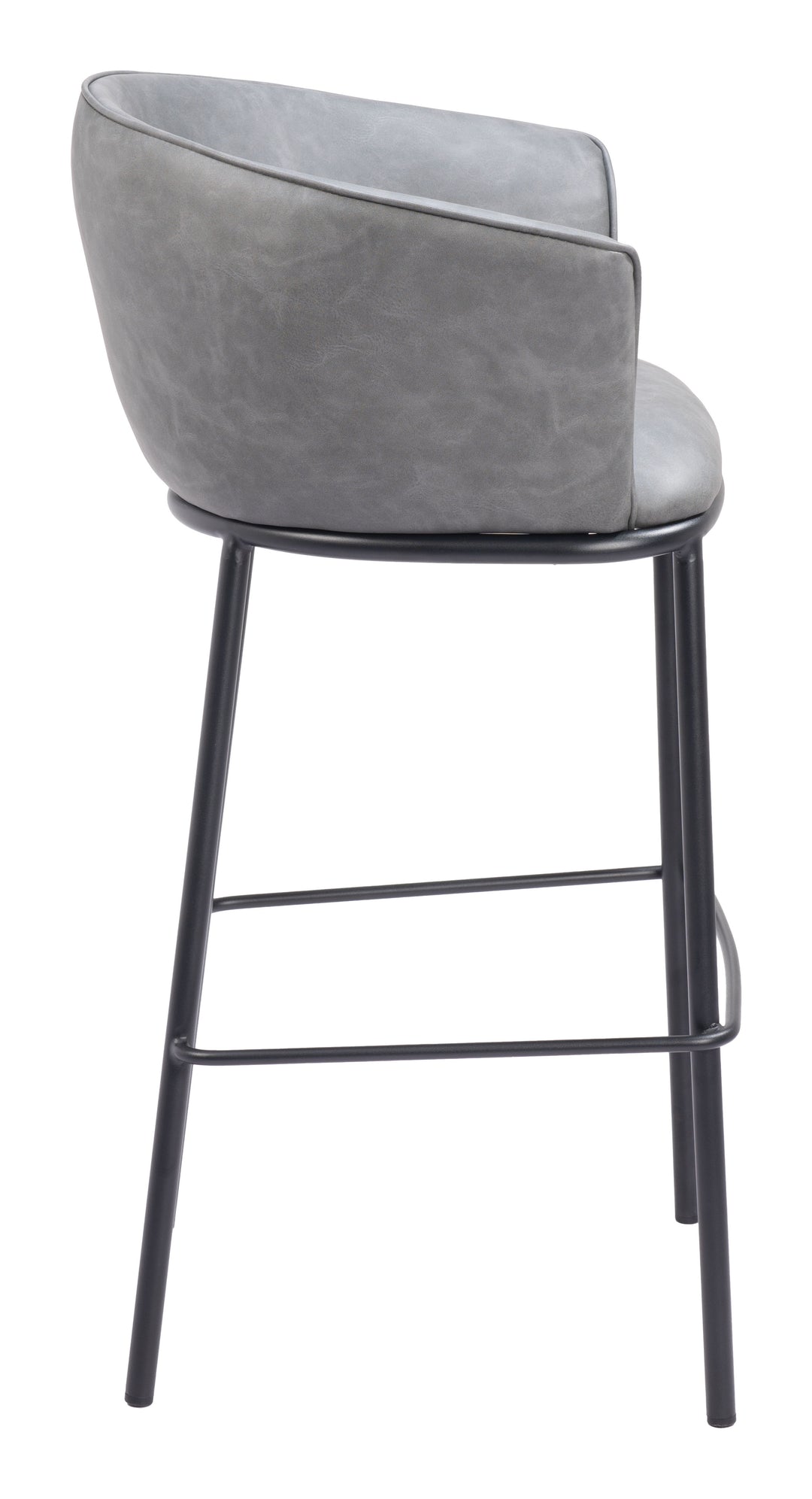 Zuo Garston Barstool Gray