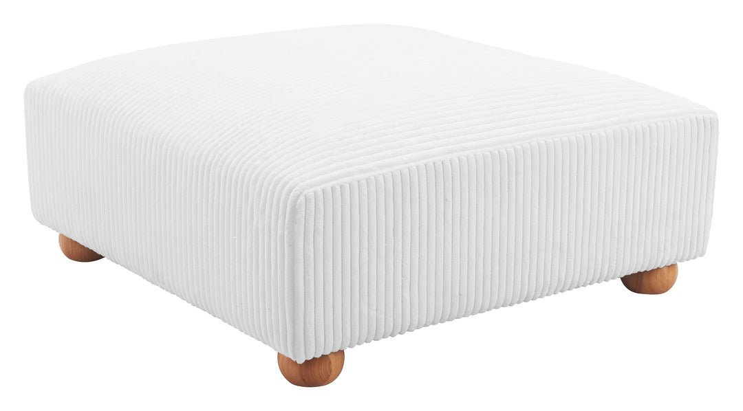Zuo Tayte Ottoman White