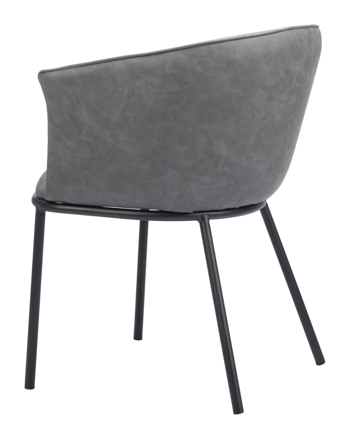 Zuo Garston Dining Chair Gray