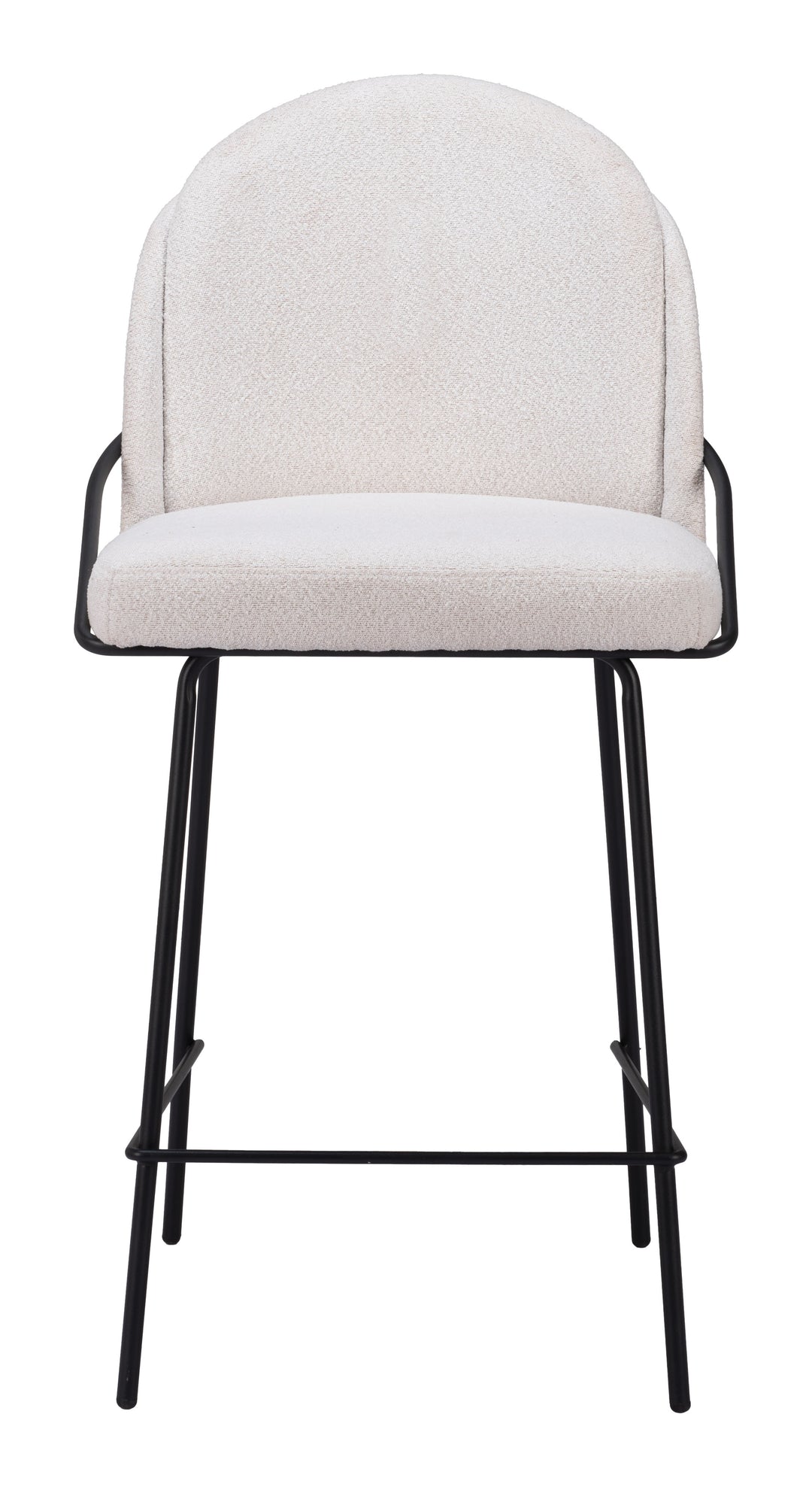 Zuo Jambi Counter Stool (Set of 2) Ivory