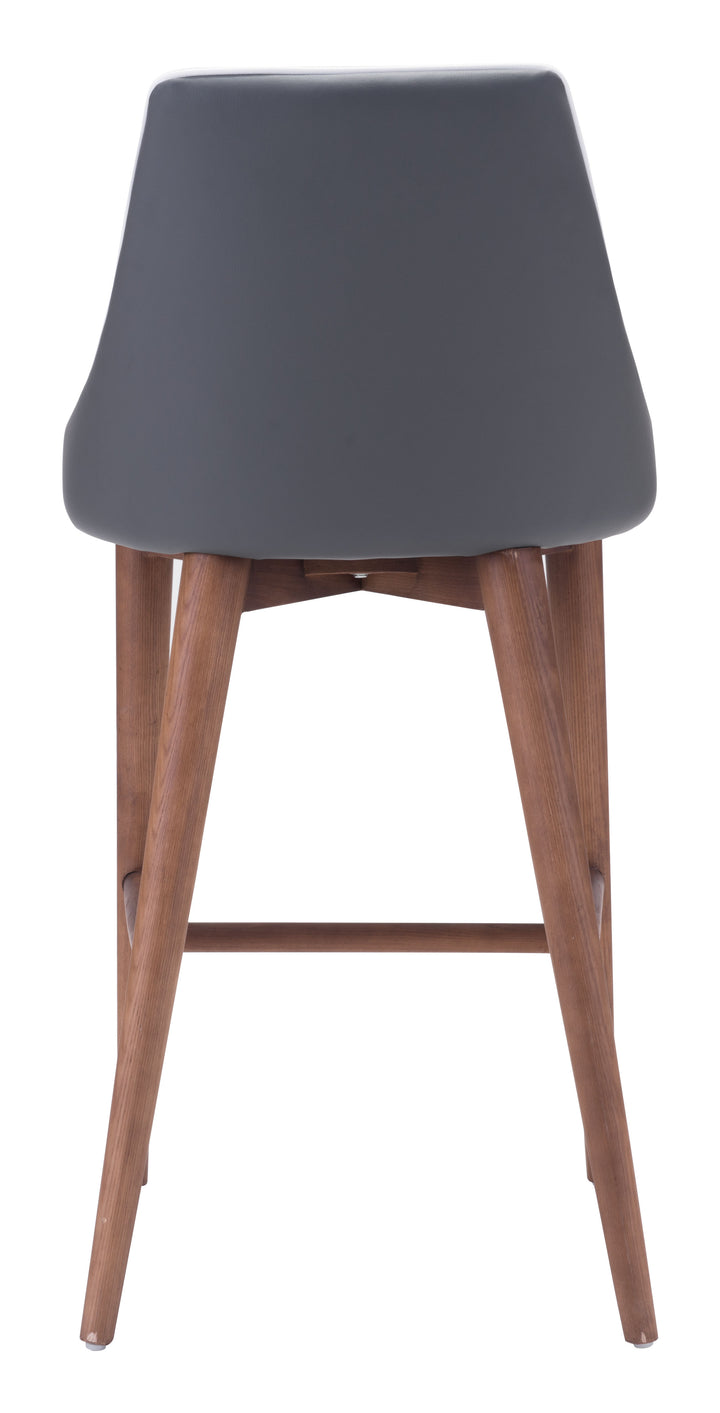 Zuo Moor Counter Stool Dark Gray