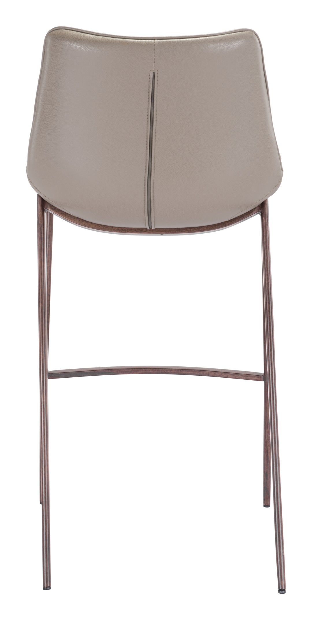 Zuo Magnus Barstool (Set of 2) Brown & Walnut