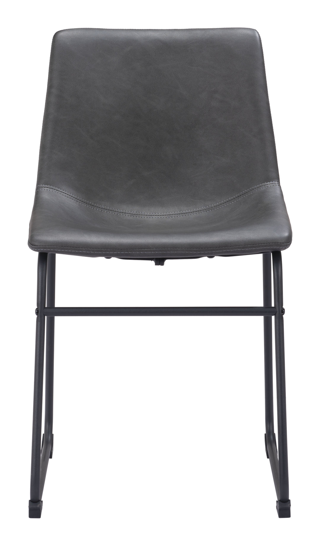 Zuo Smart Dining Chair (Set of 2) Charcoal
