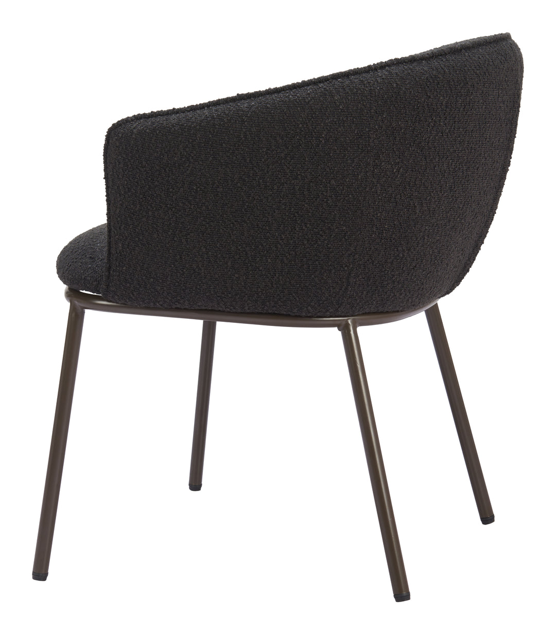 Zuo Essen Dining Chair Black & Bronze