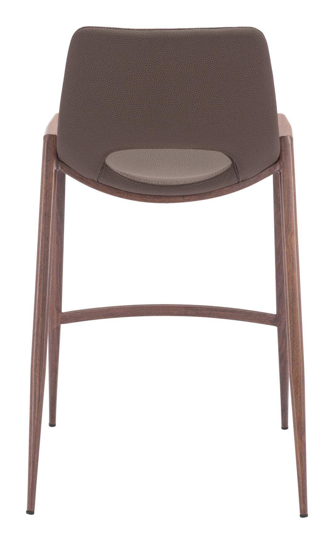 Zuo Desi Counter Stool (Set of 2) Brown & Walnut