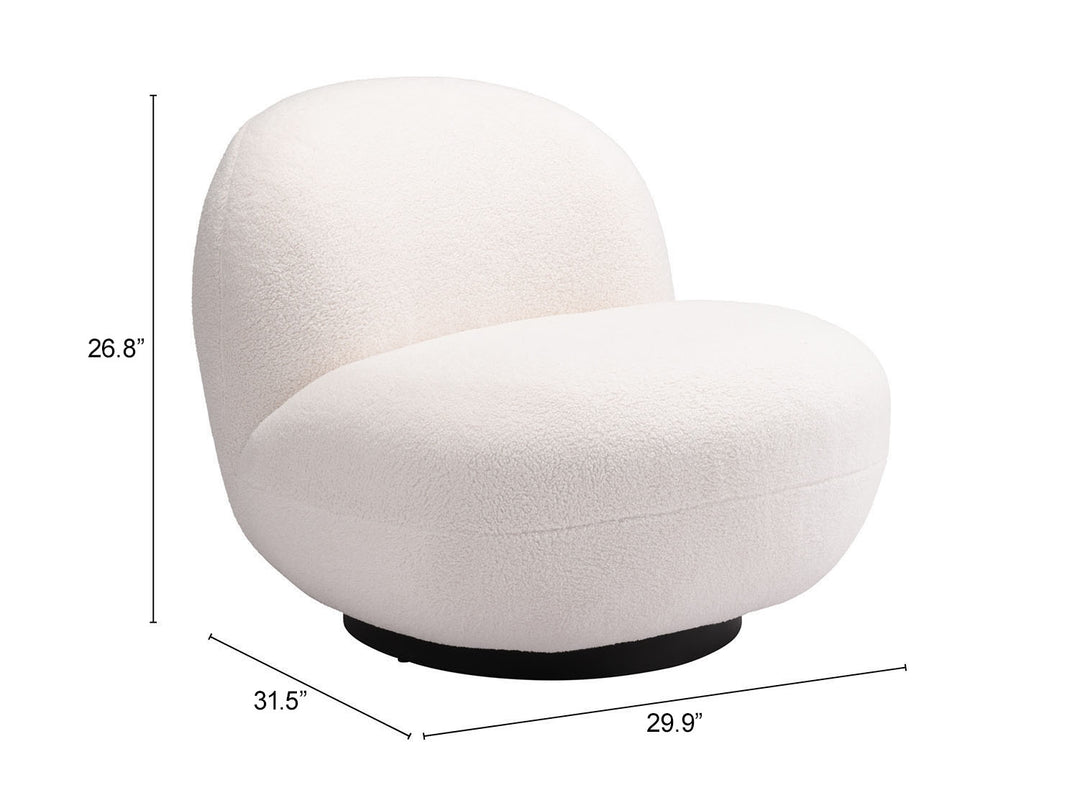Zuo Myanmar Accent Chair Cream