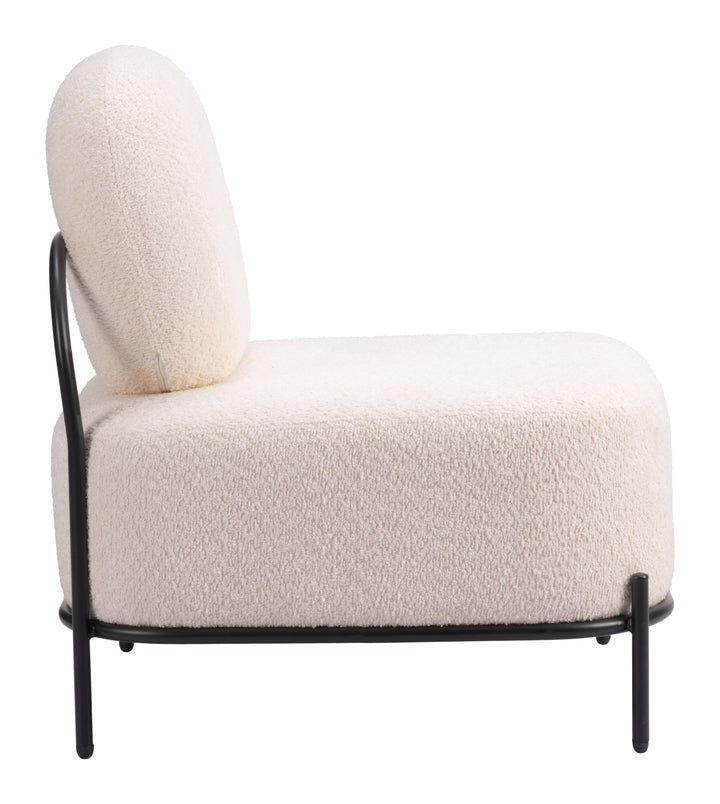 Zuo Arendal Accent Chair Vanilla