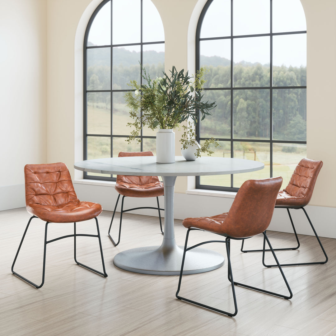 Zuo Tammy Dining Chair (Set of 2) Vintage Brown