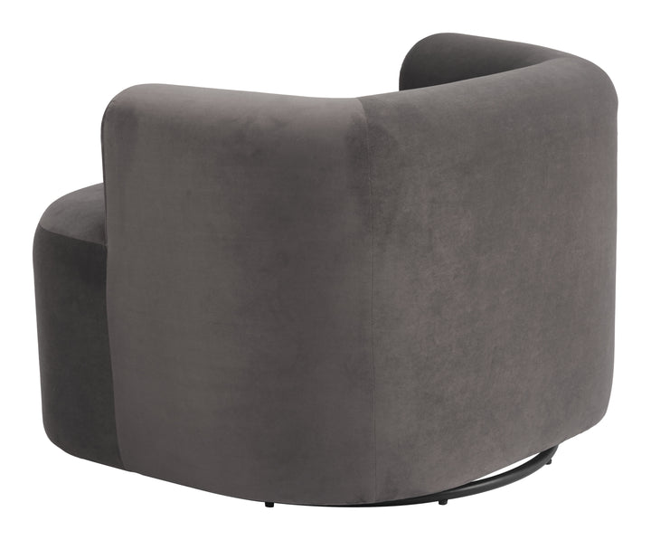 Zuo Mugav Swivel Chair Gray