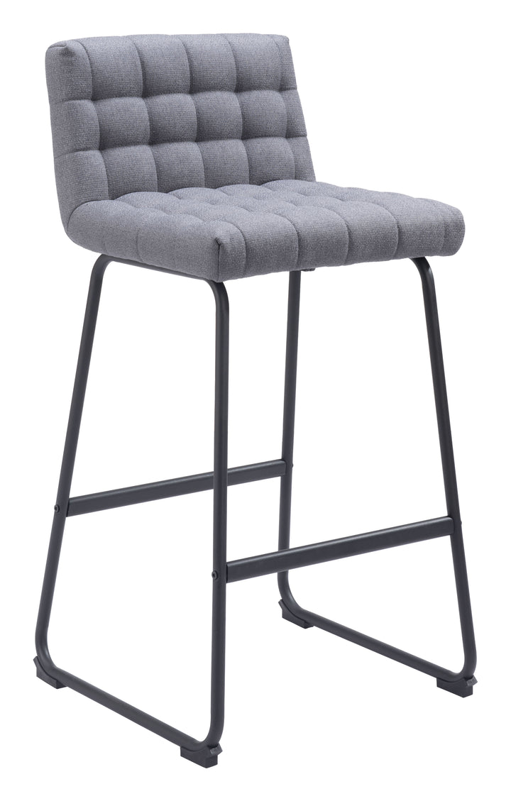 Zuo Pago Barstool (Set of 2) Gray