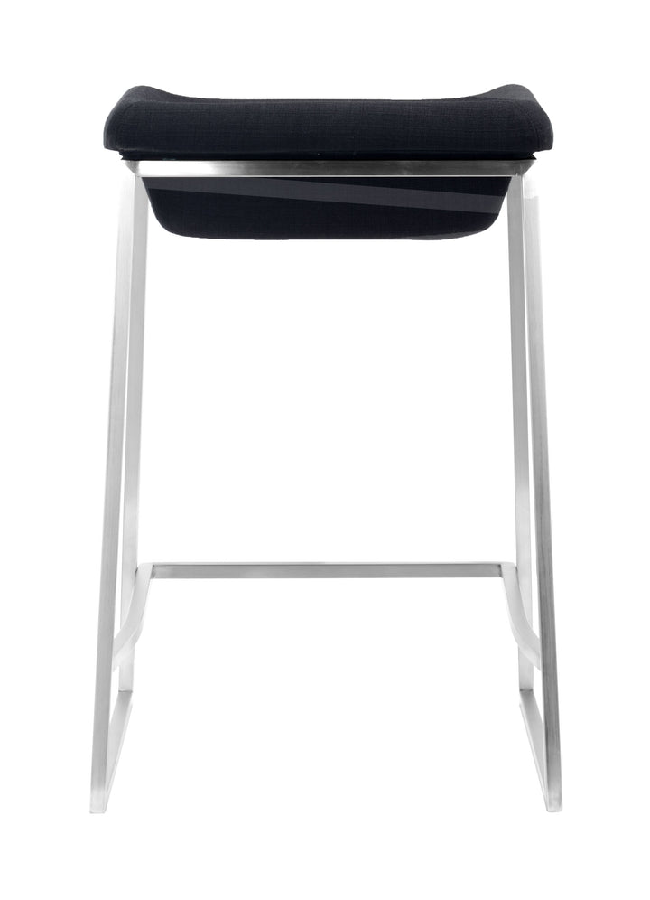Zuo Lids Counter Stool (Set of 2) Dark Gray