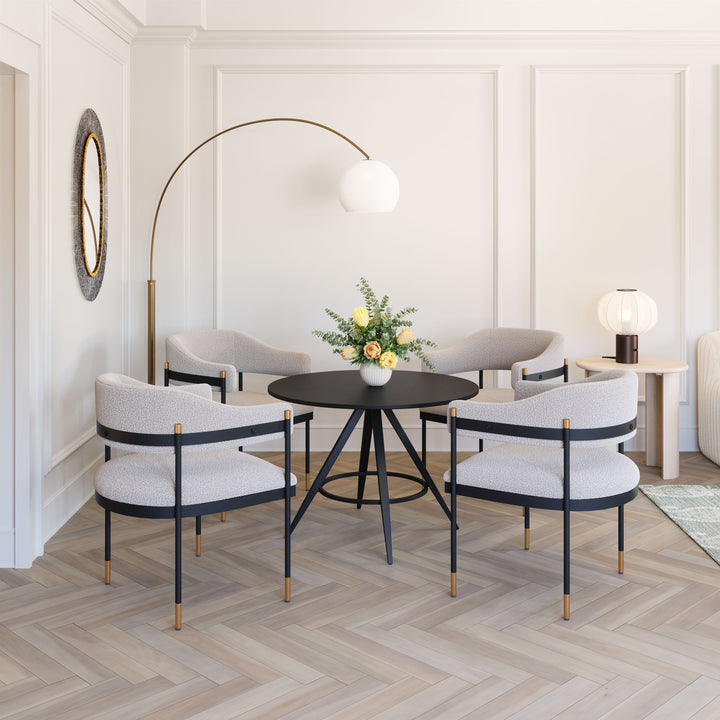 Zuo Dinos Dining Table Black