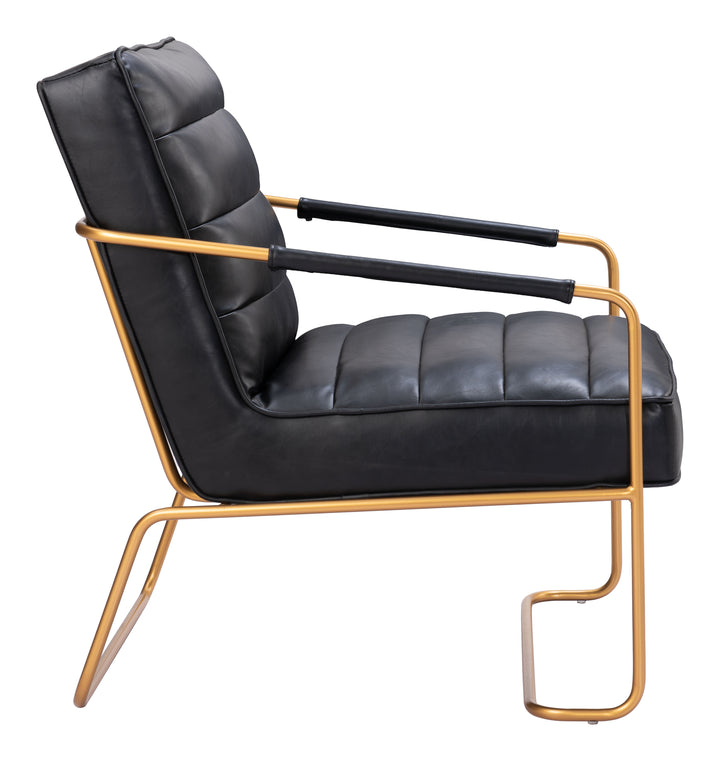 Zuo Dallas Accent Chair Vintage Black