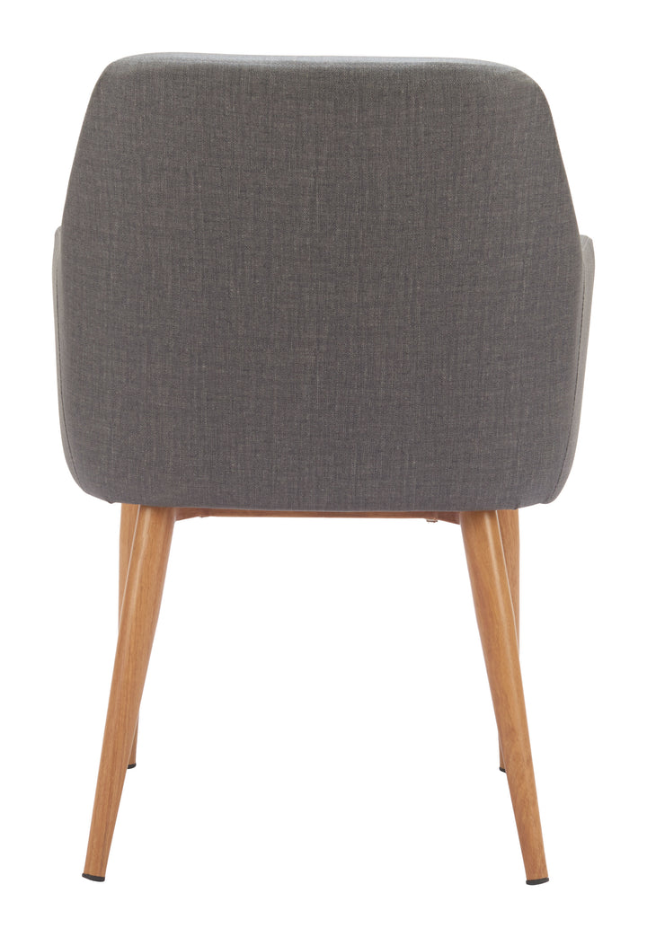 Zuo Wisom Dining Chair (Set of 2) Gray