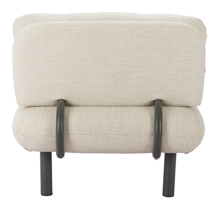 Zuo Aperto Chaise Beige