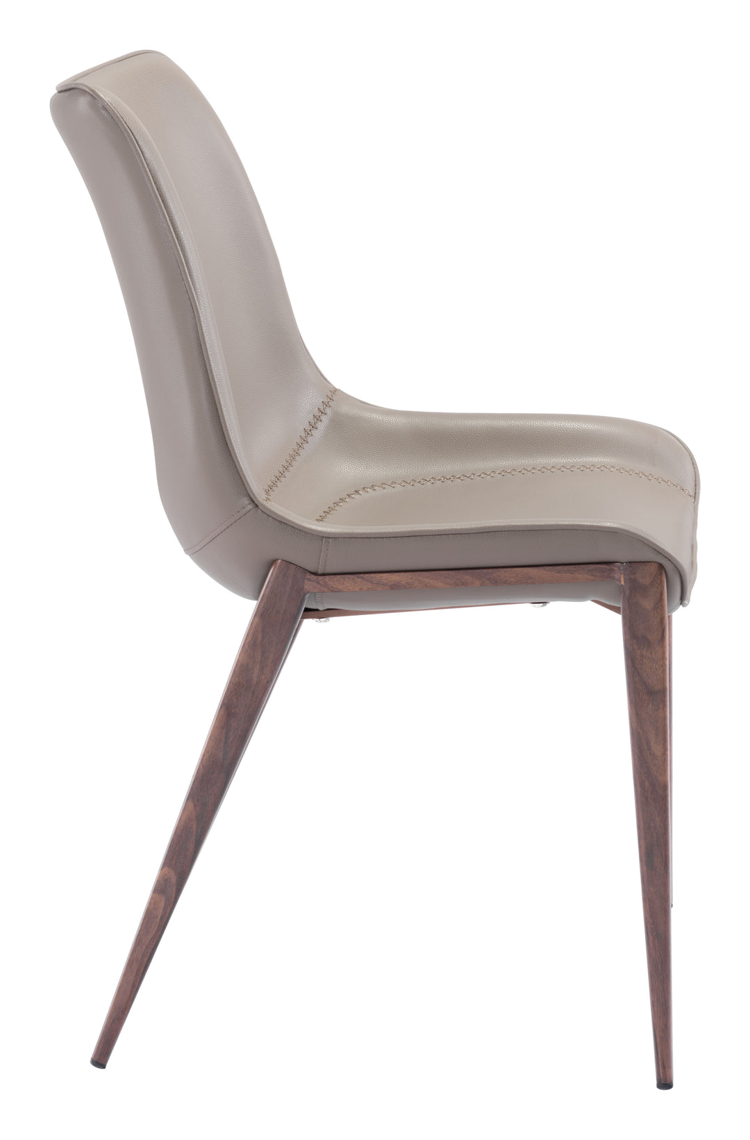 Zuo Magnus Dining Chair (Set of 2) Brown & Walnut