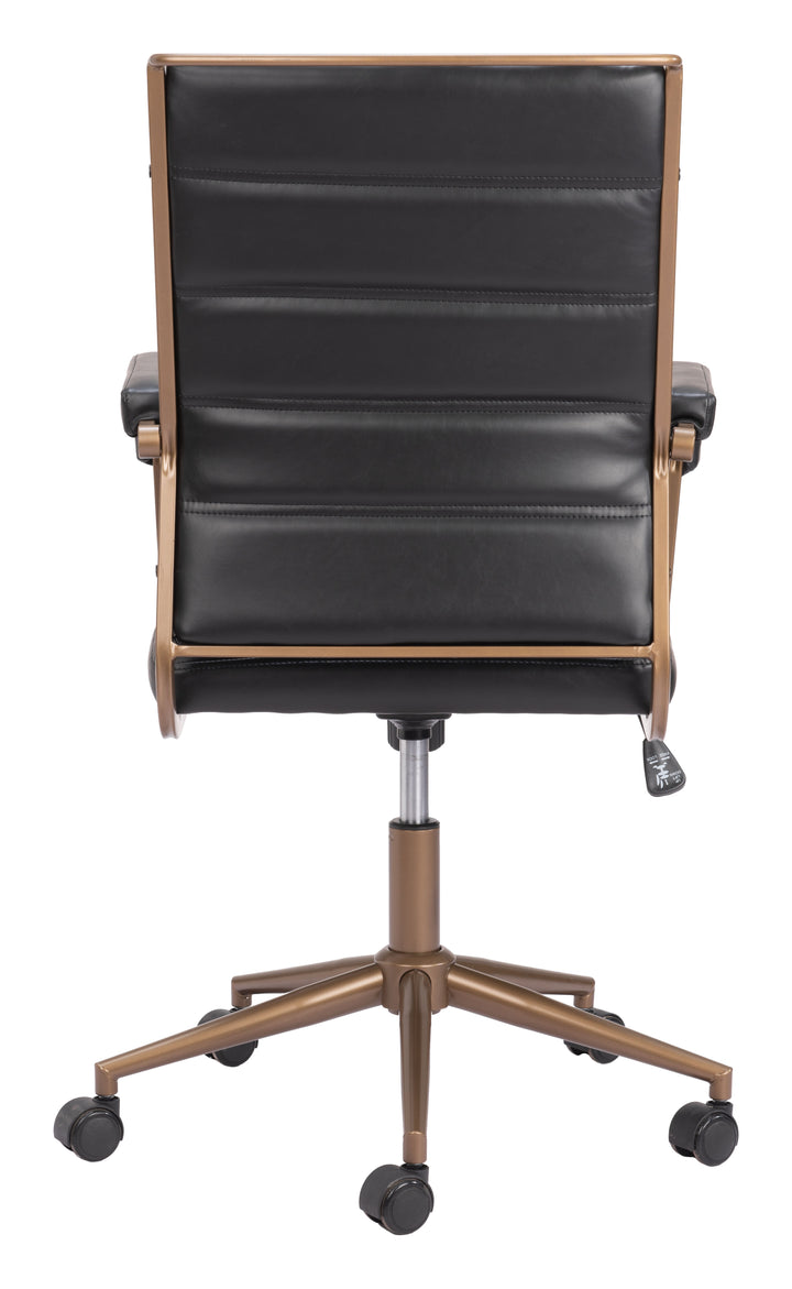 Zuo Auction Office Chair Vintage Black