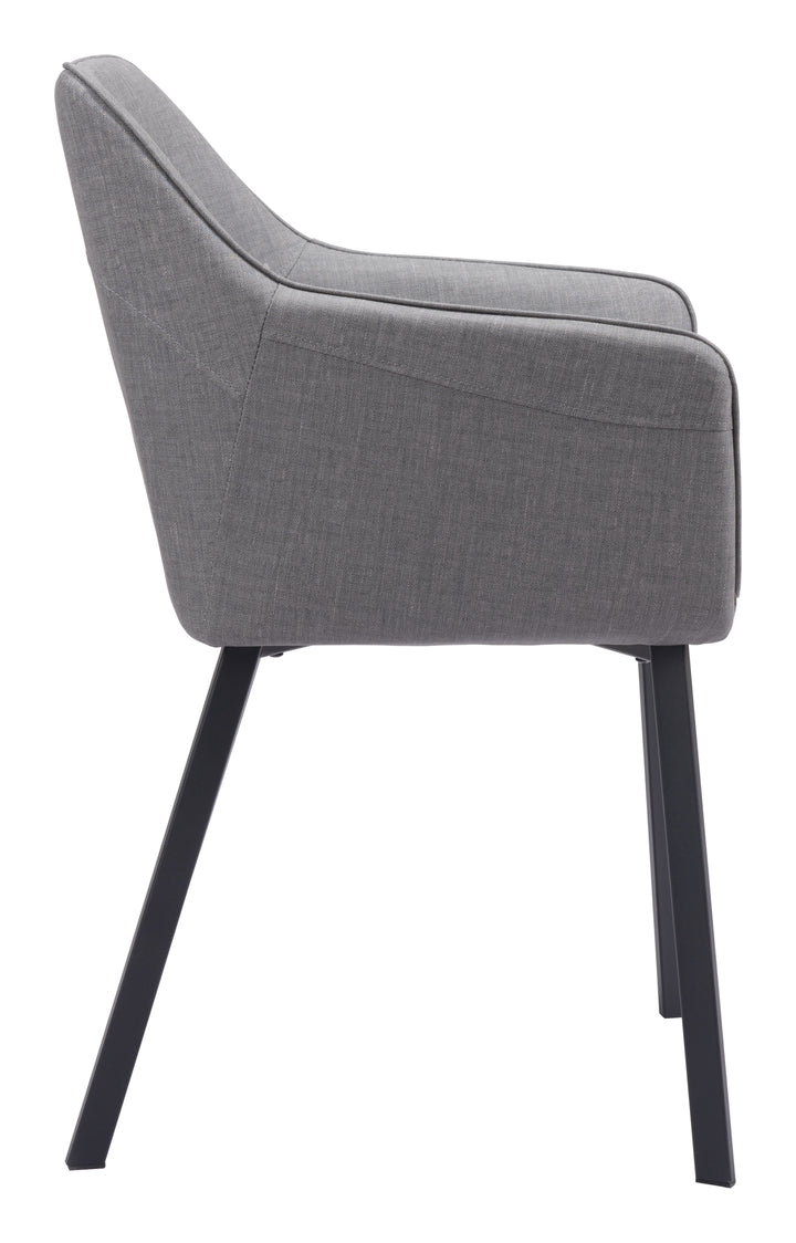 Zuo Adage Dining Chair (Set of 2) Gray