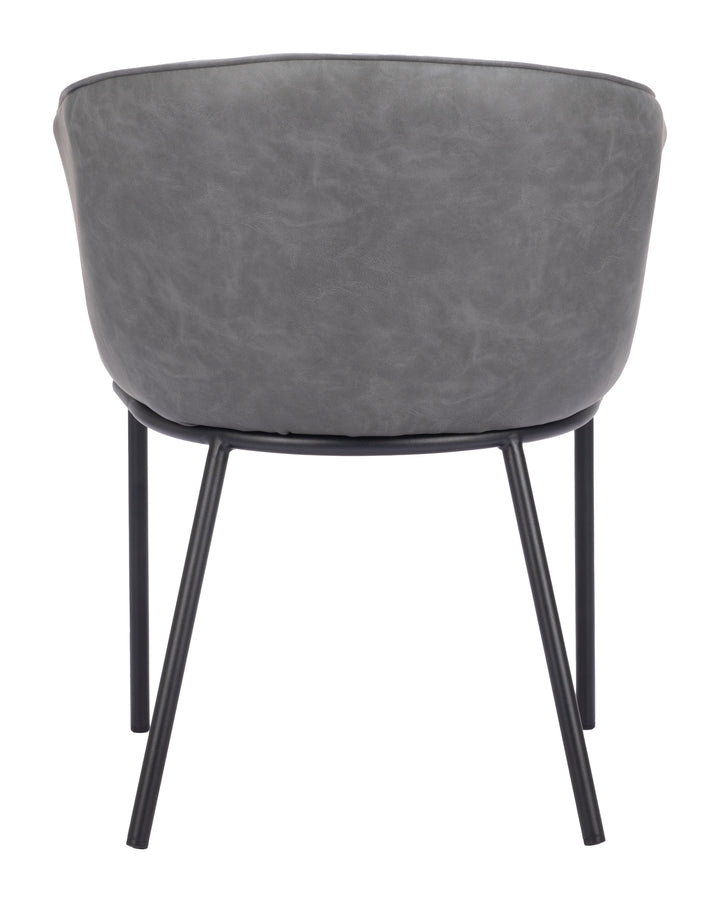 Zuo Garston Dining Chair Gray
