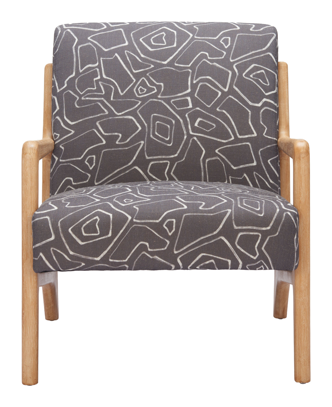 Zuo Runa Accent Chair Gray & Natural