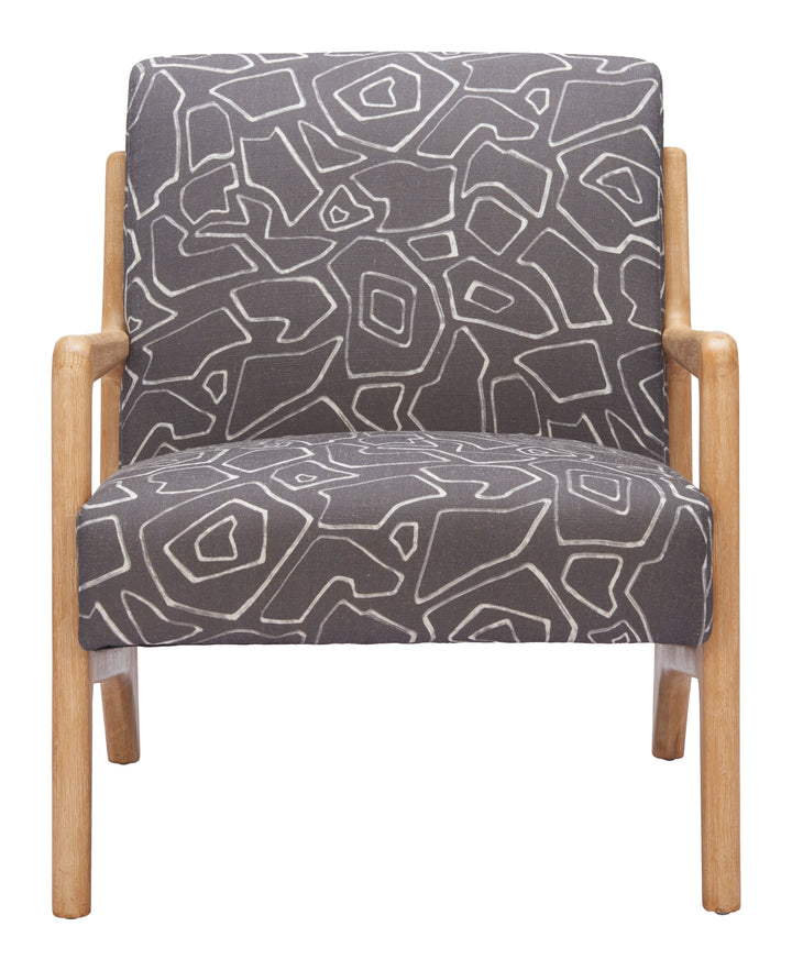 Zuo Runa Accent Chair Gray & Natural