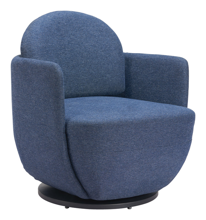 Zuo Bant Swivel Chair Blue