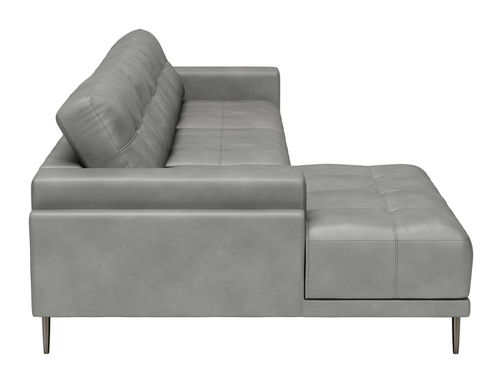 Zuo Bliss LAF Chaise Sectional Gray
