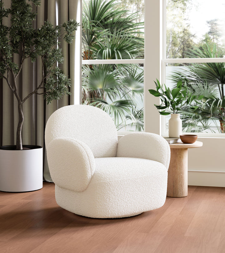 Zuo Pilka Swivel Chair White