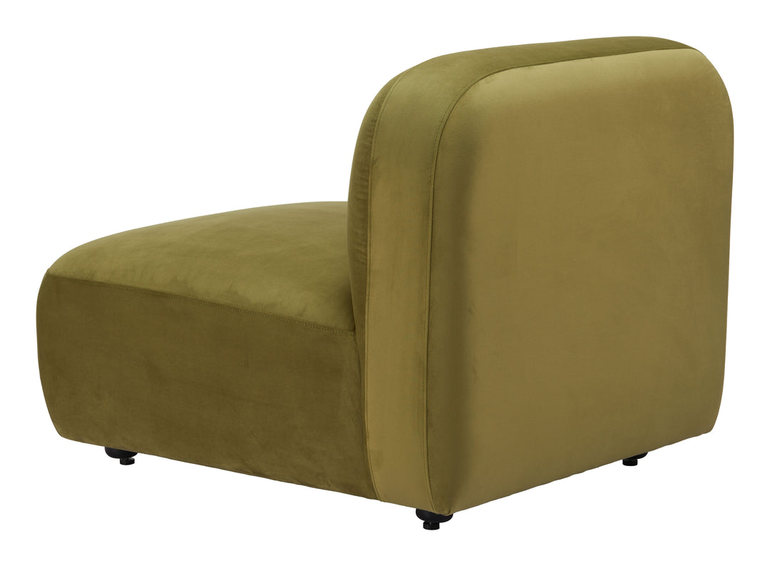 Zuo Biak Middle Chair Green