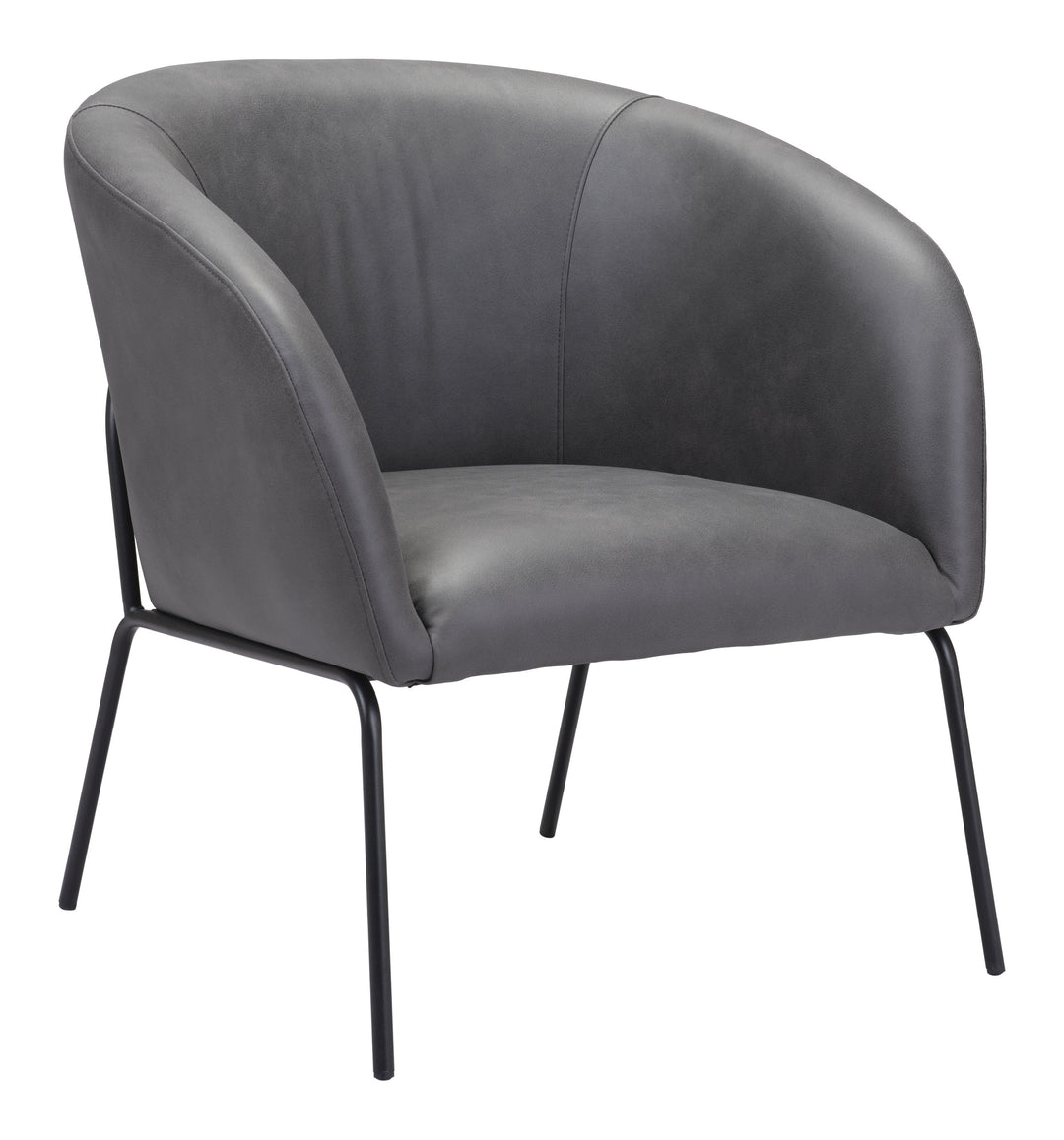 Zuo Quinten Accent Chair Vintage Gray
