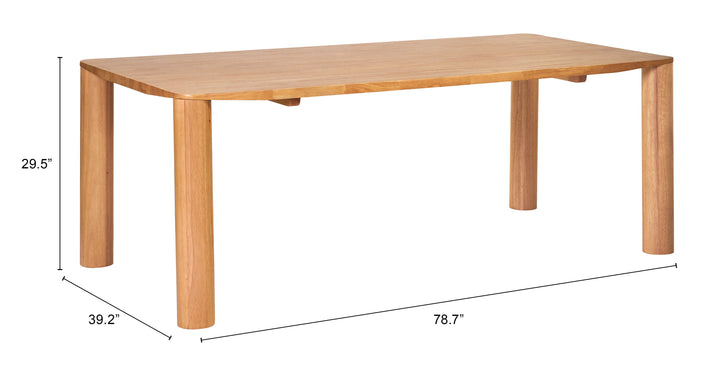 Zuo Eazy Dining Table Natural