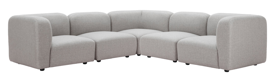 Zuo Biak Middle Chair Gray
