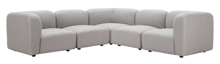 Zuo Biak Middle Chair Gray