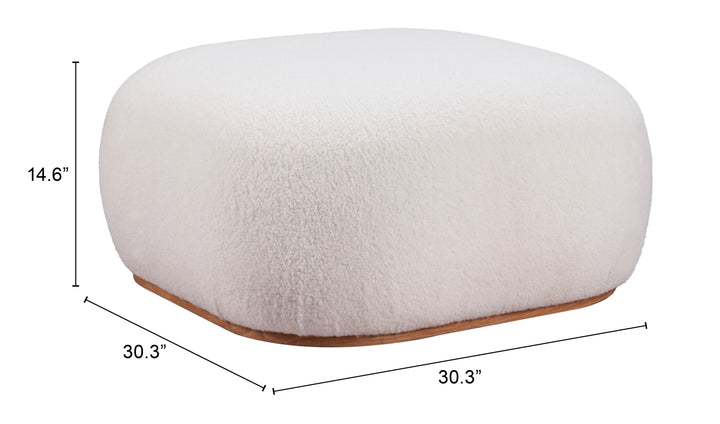 Zuo Azua Ottoman Cream