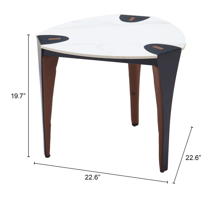 Zuo Bogey Side Table Multicolor