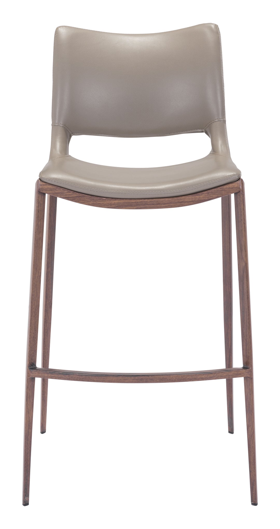 Zuo Ace Barstool (Set of 2) Brown & Walnut