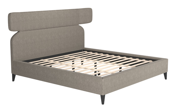 Zuo Dusa King Bed Olive Brown