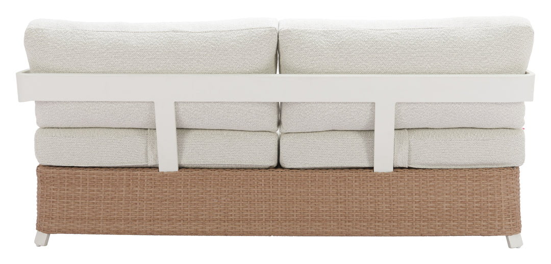 Zuo Gelo Sofa White & Brown