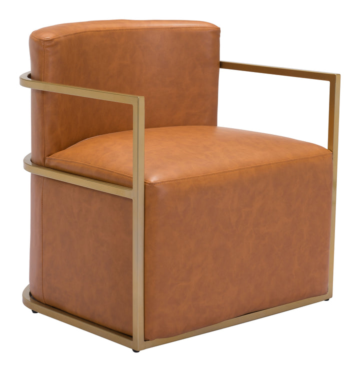 Zuo Xander Accent Chair Brown