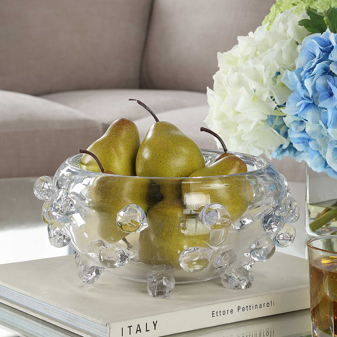 Uttermost Aura Clear Glass Bowl