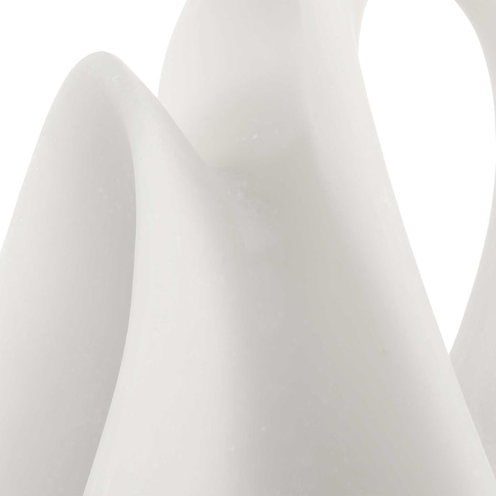 Uttermost Silent Wave White Sculptures Set/2