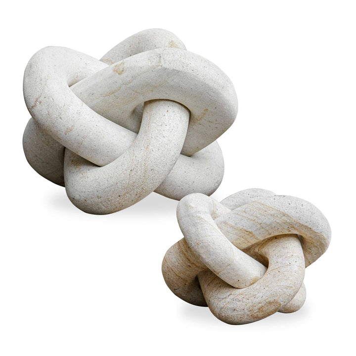 Uttermost Limestone Link Sculptures Set/2