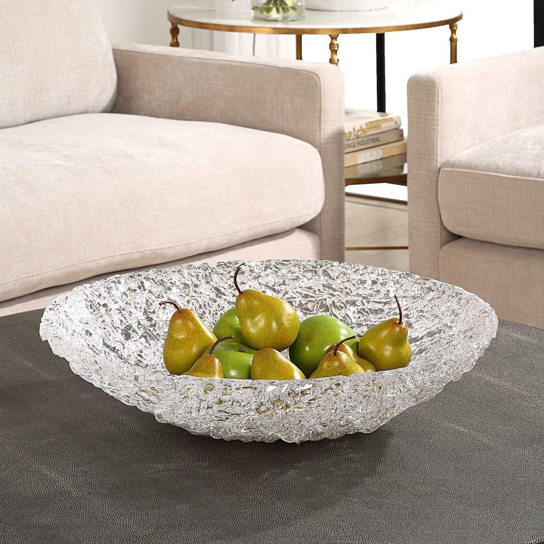 Uttermost Glint Glass Bowl
