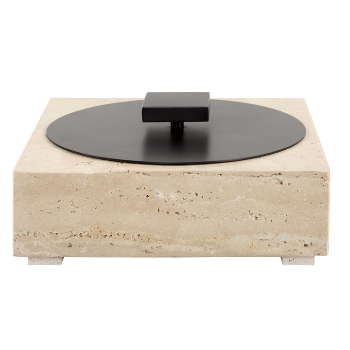 Uttermost Natural Luxe Travertine Box