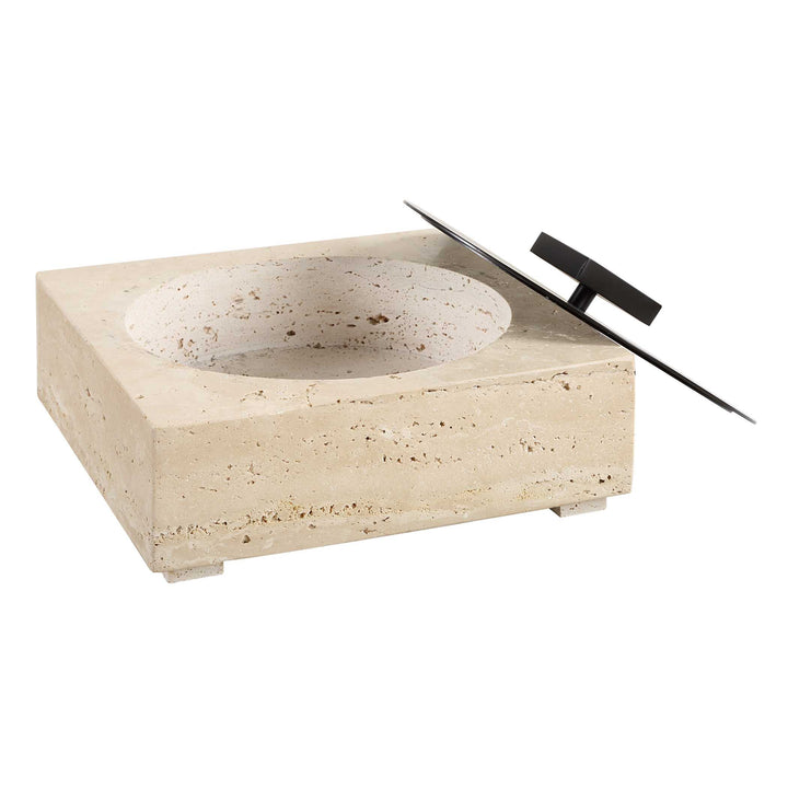 Uttermost Natural Luxe Travertine Box