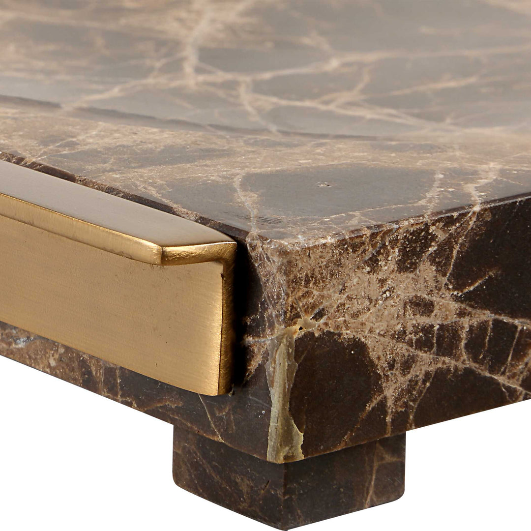 Uttermost Marble Tray Crest